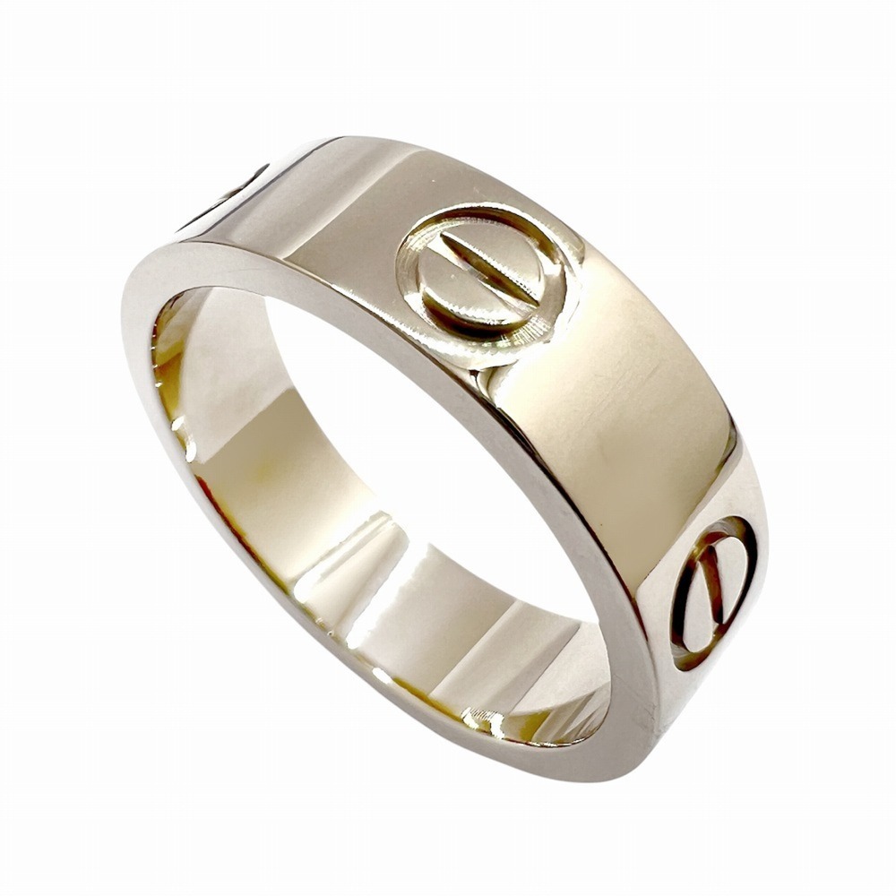 Cartier Love Ring K18wg #52 Love Ring Au750 For Men A… - Gem